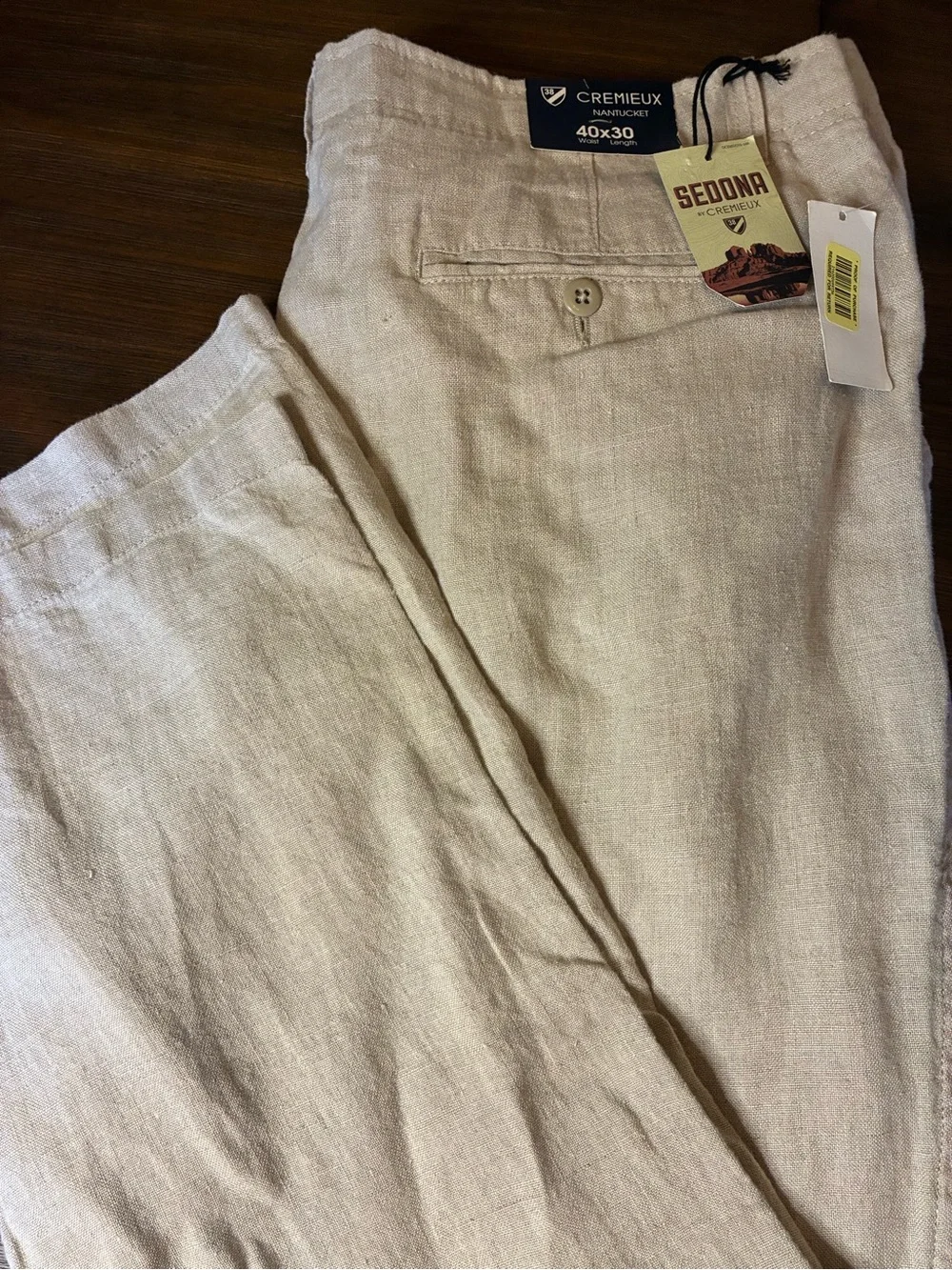 Daniel Cremieux Sedona Linen Chinos in Light Beige